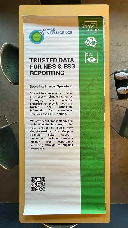 A sign that says trust data services reporting