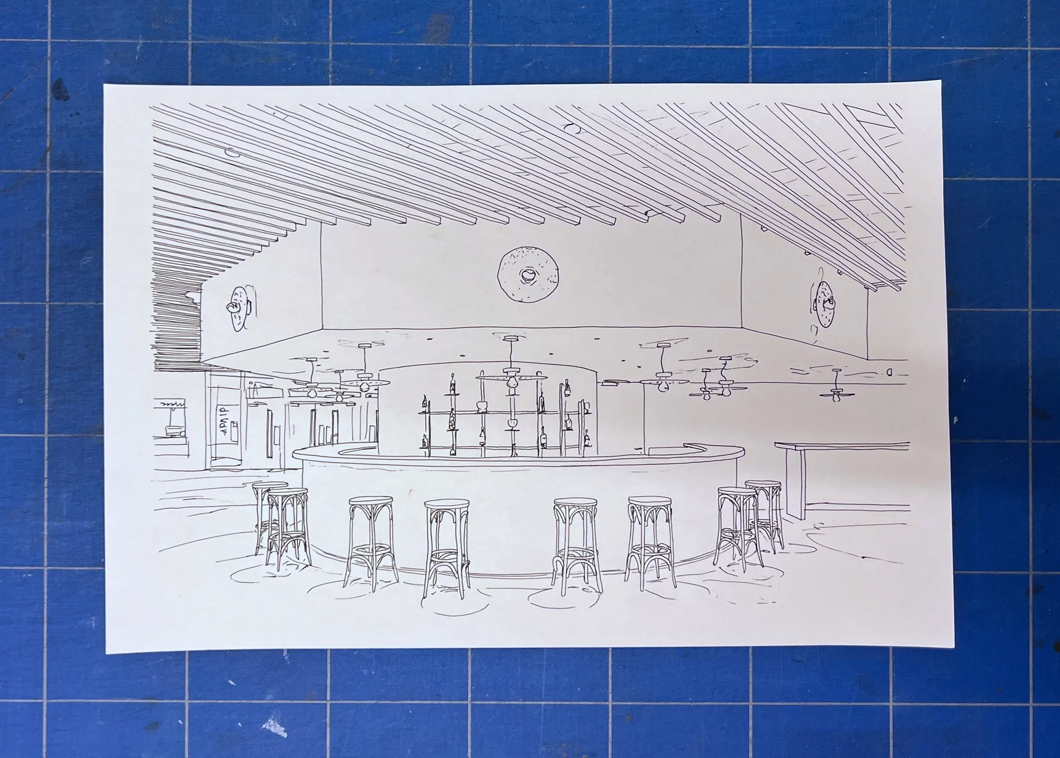 dessins theâtre octogone